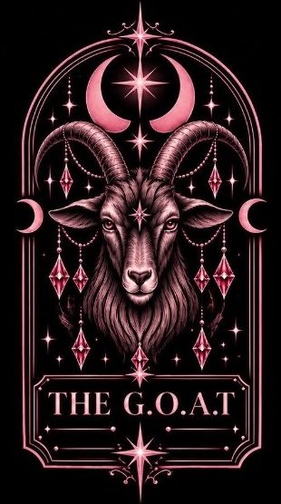 The G.O.A.T Tarot Card Artwork - Kymera Events