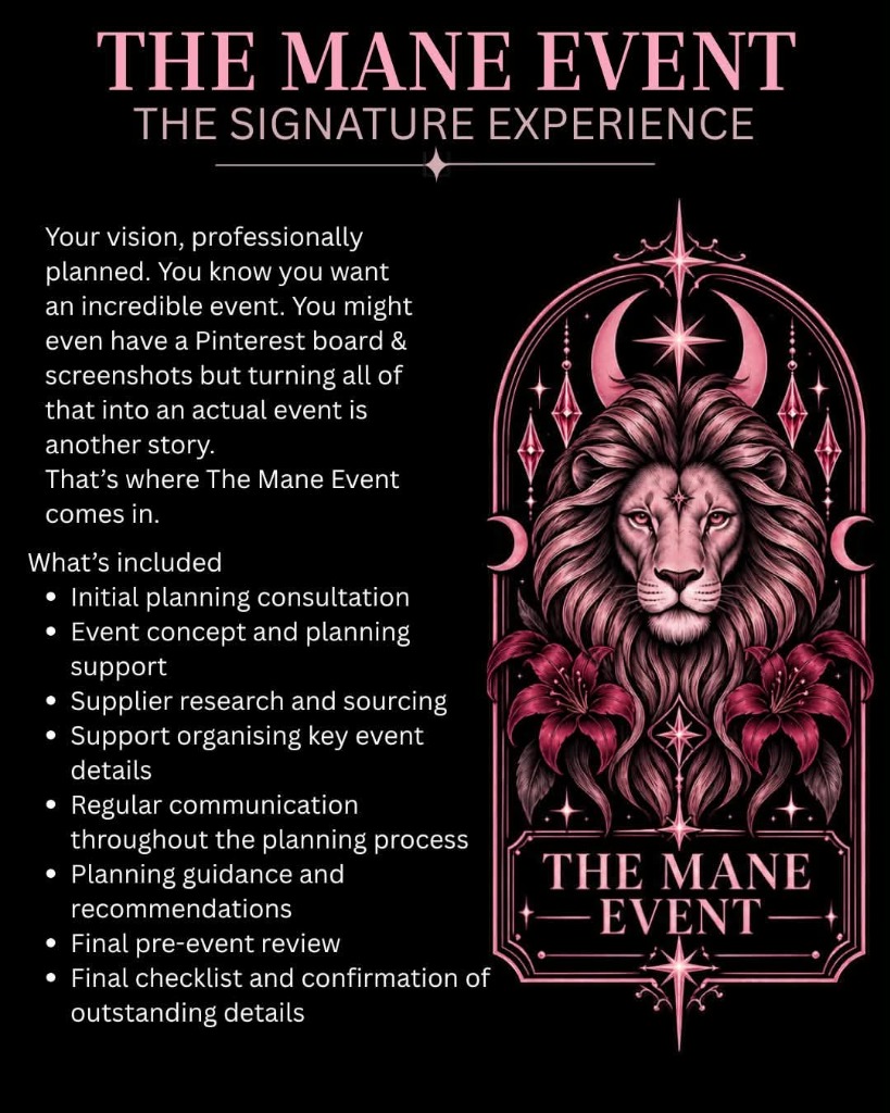 The Mane Event Signature Experience Official Card